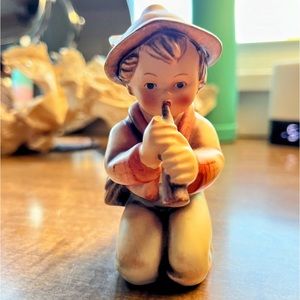 Vintage 1950s Goebel Hummel number 214/H, “Little Tooter”